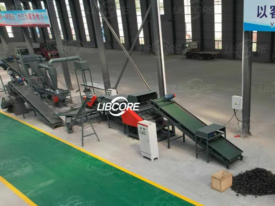 100% Tire Recycle Machine Tire Steels Separator for Waste Tire Recycling Process Machinery with Featuring 44 Rotary Blade Design